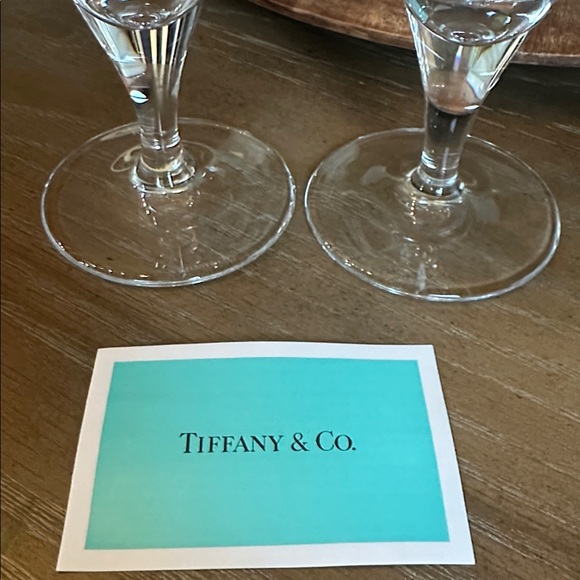 Tiffany & Co. Crystal champagne Flutes with Box - Picture 3 of 10